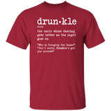 Drunkle Definition Drunk Uncle Funny Cool Unisex T-Shirt