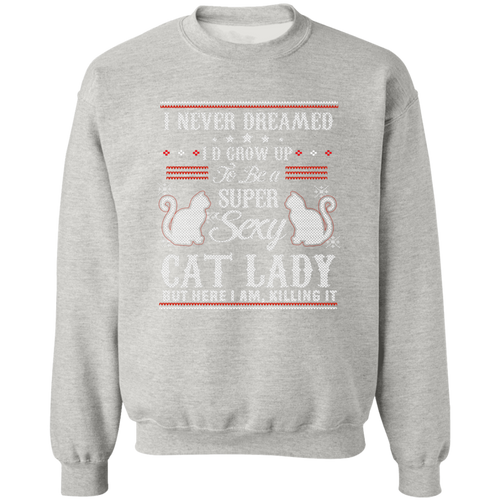 Sexy Cat Lady Ugly Christmas Sweater