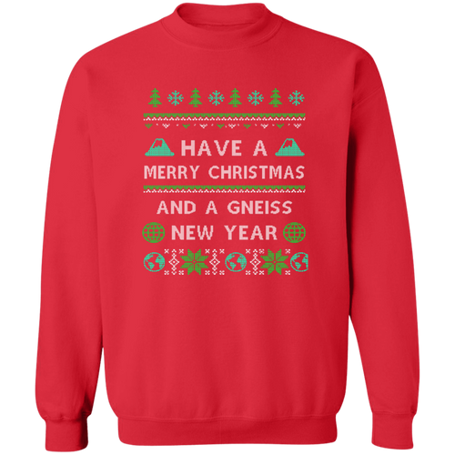 Gneiss New Year Geology Ugly Christmas Sweater Ugly Christmas Sweater