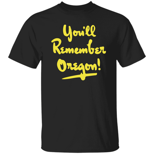youll remember oregon! retro vintage travel Unisex T-Shirt