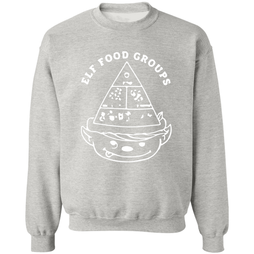 Elf Food Groups Ugly Christmas Sweater