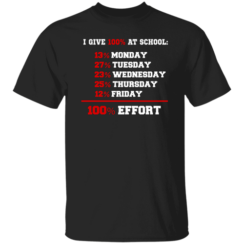 Give 100% At School Merger Unisex T-Shirt