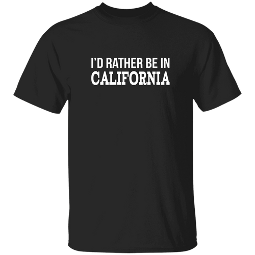 rather be in California Merger Unisex T-Shirt