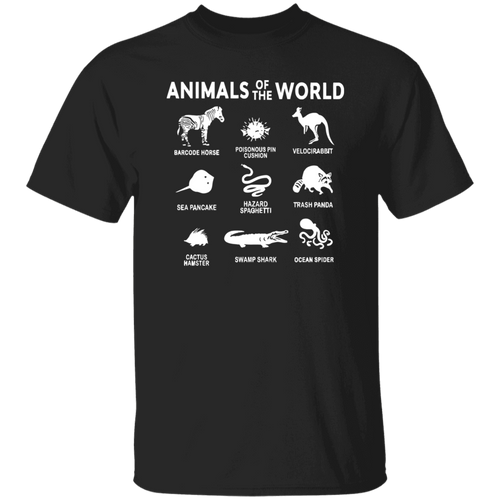 Animals Of The World Funny Meme Unisex T-Shirt