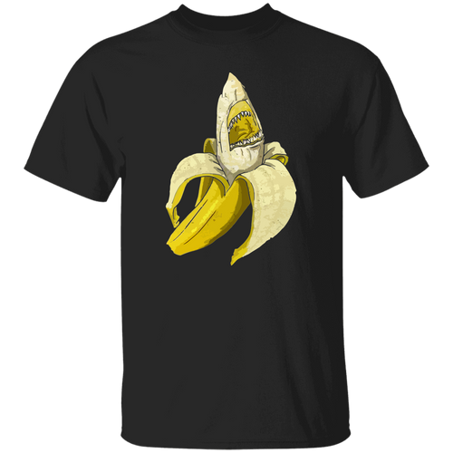 Banana Shark Funny Art Unisex T-Shirt