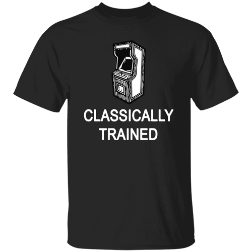 Classically Trained Arcade Video Game Funny Retro Unisex T-Shirt