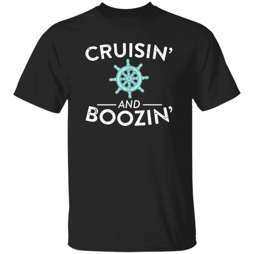Cruisin and Boozin Funny Drinking Cruise Youth T-Shirt