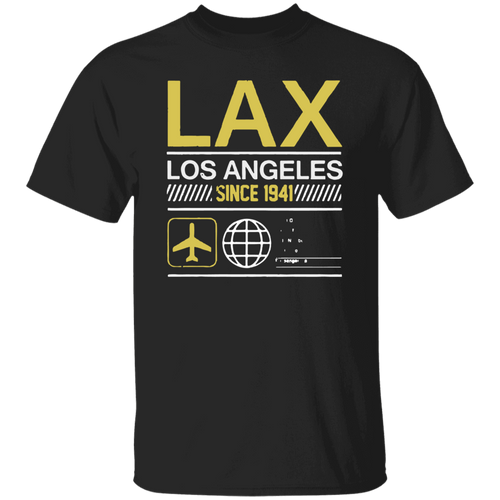 Lax Los Angeles International Airport Code Travel Unisex T-Shirt