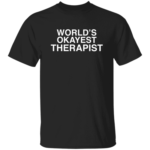 Worlds Okayest Therapist Merger Unisex T-Shirt