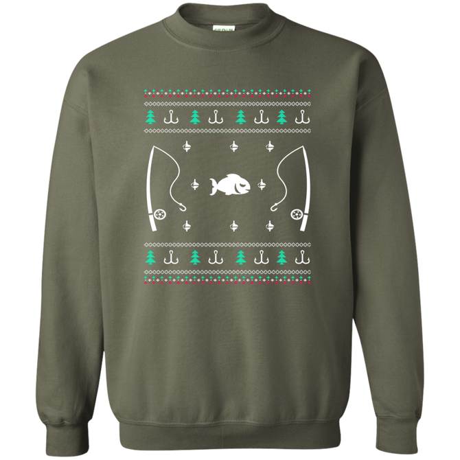 Fishing Ugly Christmas Sweater Ugly Christmas Sweater