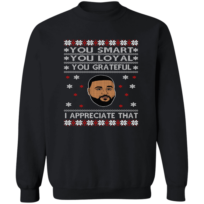 DJ Khaled Ugly Christmas Sweater
