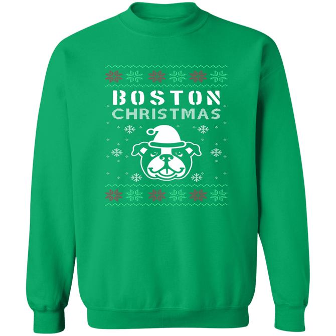 Boston Terrier Ugly Christmas Sweater