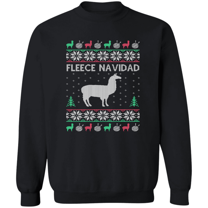 Alpaca Fleece Navidad Ugly Christmas Sweater