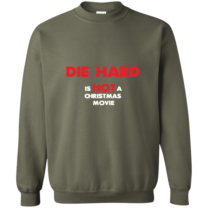 Die hard is not a christmas movie funny Ugly Christmas Sweater