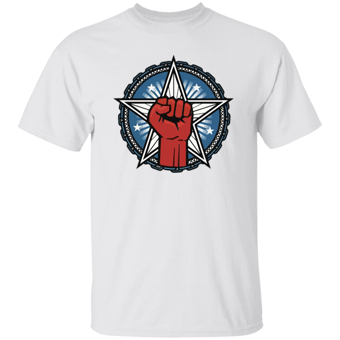 Raised Rist Protest Socialist Symbol Political Unisex T-Shirt