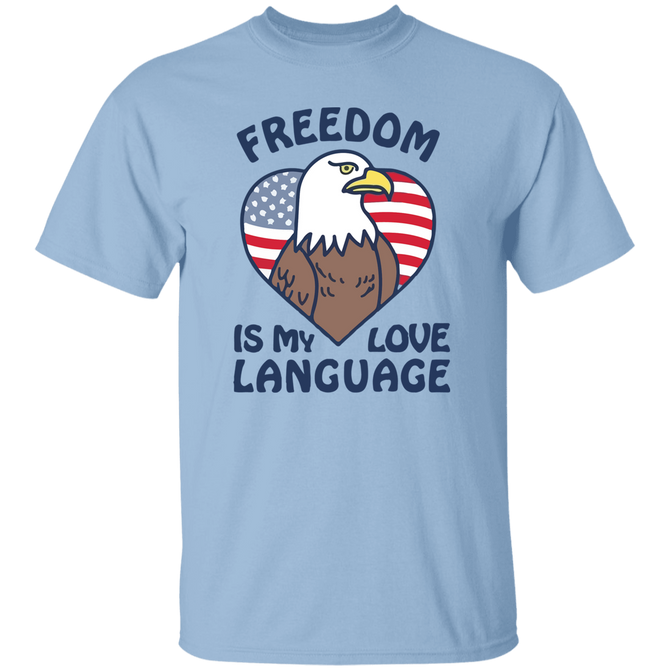 Freedom is my love language Unisex T-Shirt