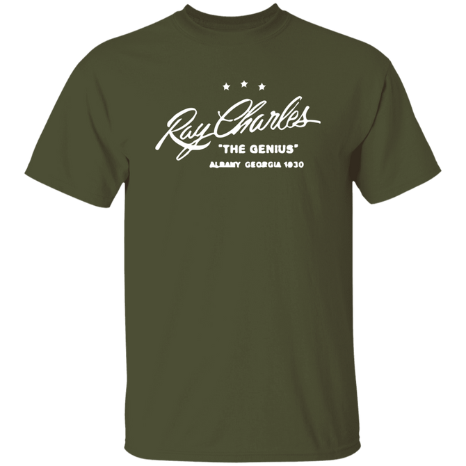 Ray Charles The Genius Signature Music Retro Unisex T-Shirt