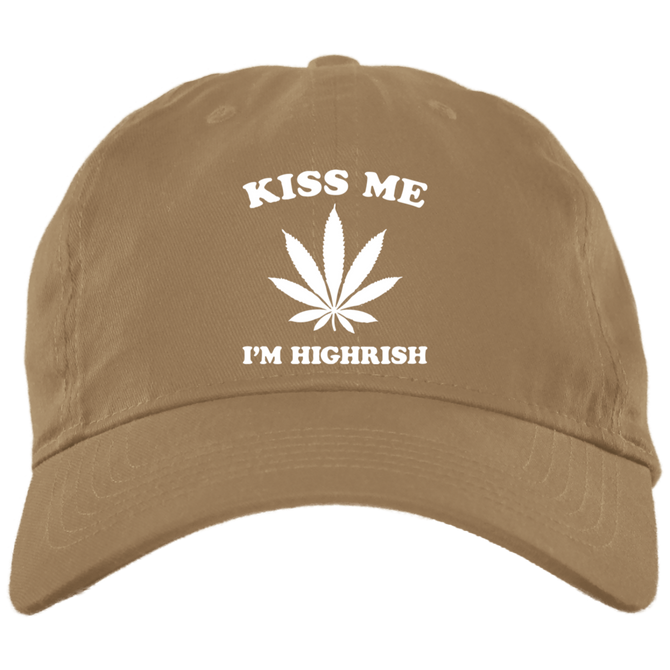 Kiss Me Im Higrish Embroidered Dad Hat