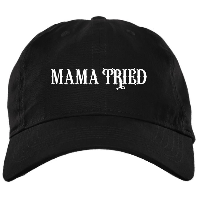 Mama Tried Retro Country Embroidered Dad Hat