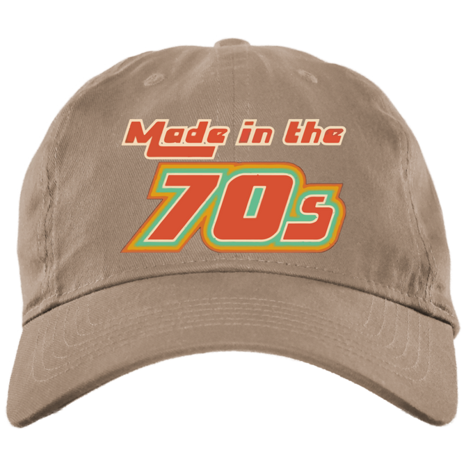 Made in the 70s Seventies Retro Embroidered Dad Hat