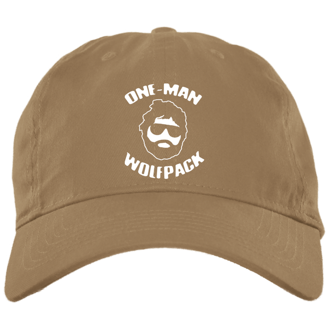 One Man Wolfpack Merger Embroidered Dad Hat