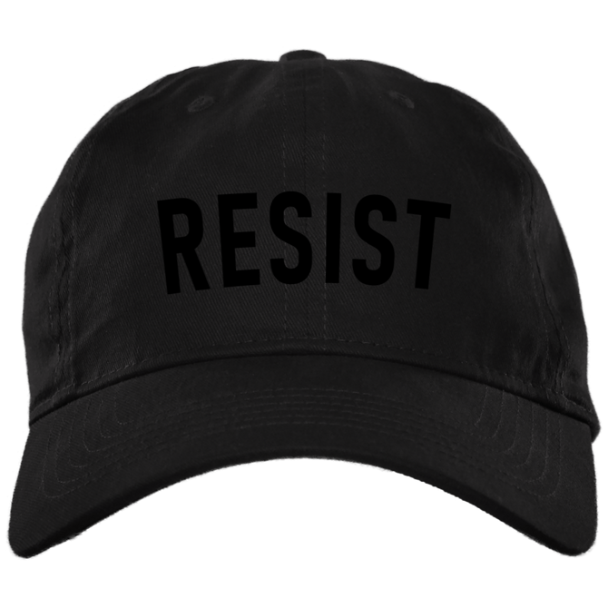 Resist Text USA Embroidered Dad Hat