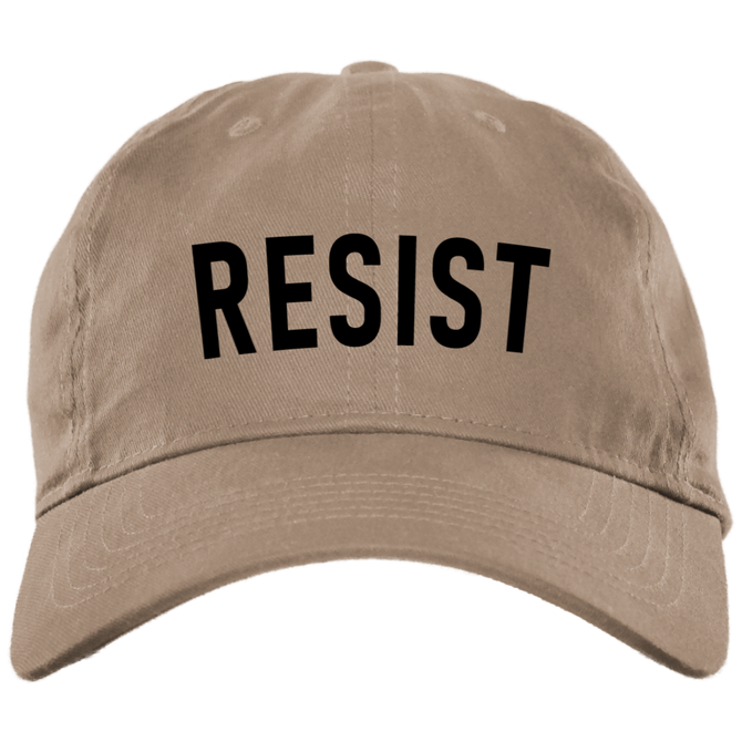 Resist Text USA Embroidered Dad Hat