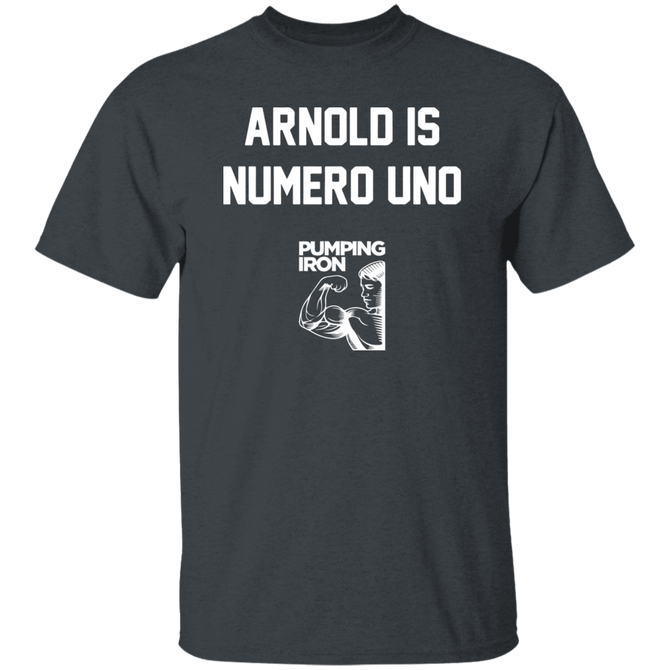 Arnold is numero uno retro text gym bodybuilding Unisex T-Shirt