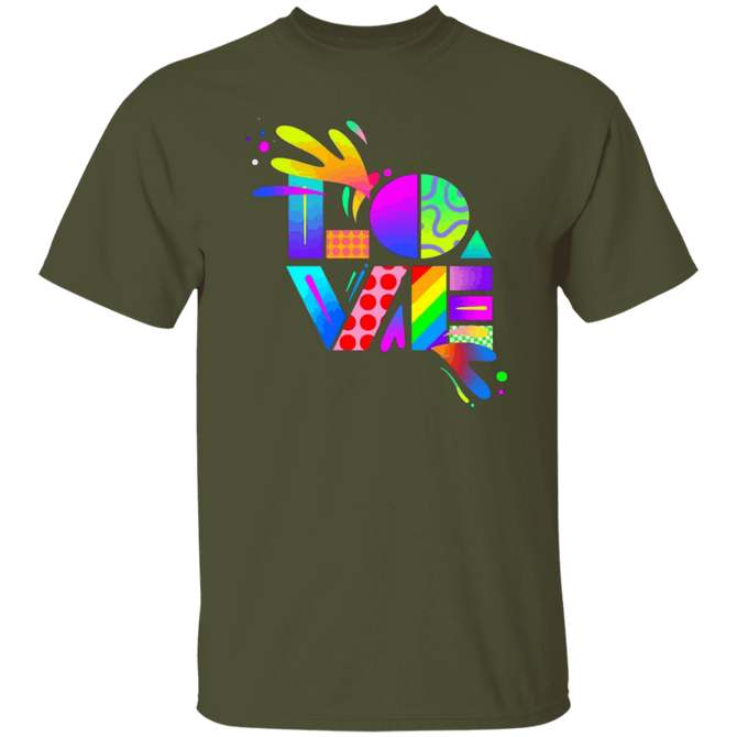 Love Block Jason Maylor Tainbow LGBTQIA Pride Unisex T-Shirt