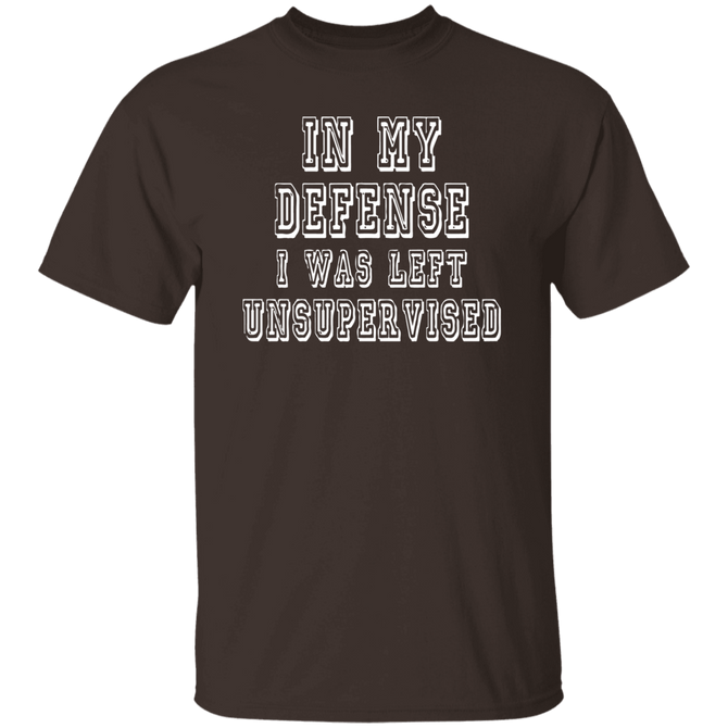 I Was Left Unsupervised Funny Unisex T-Shirt