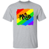 Proud Jason Naylor Rainbow LGBTQIA Pride Art Unisex T-Shirt