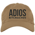 Adios Bitchachos Text Embroidered Dad Hat