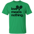 Love Means Nothing Tennis Unisex T-Shirt