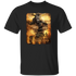 Black Taurus Luchador Mask Lucha Libre Wrestler Youth T-Shirt