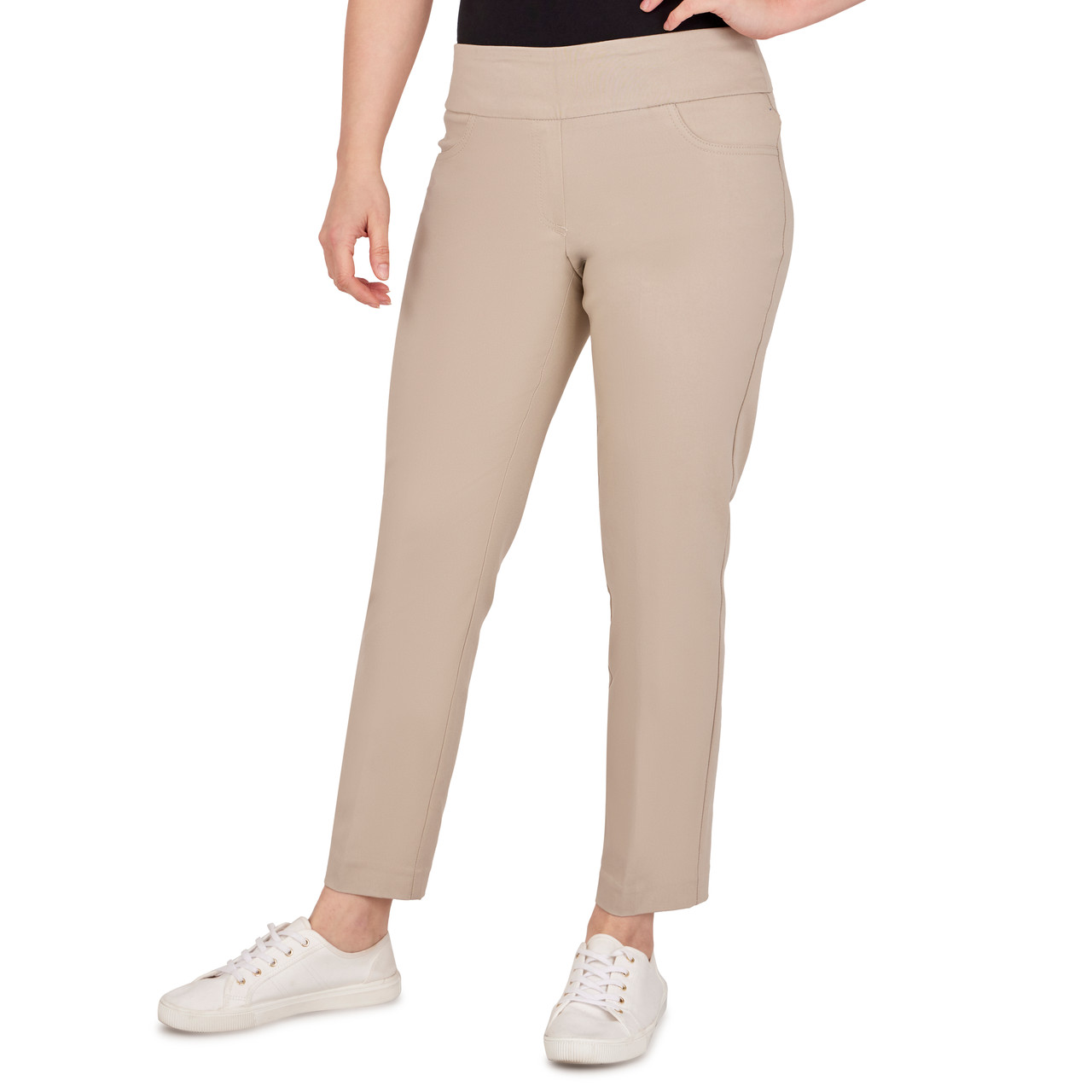 Alfred Dunner® World Traveler Comfort Ponte Short Length Pant | Appleseeds