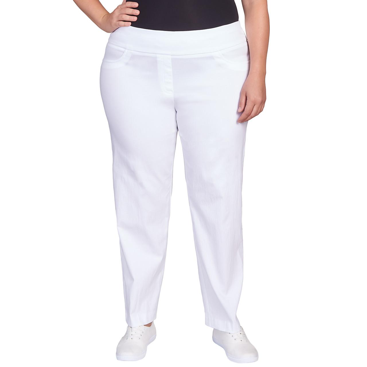 Plus Women's Pull On Medium Length Millennium Pant | Ruby Rd.