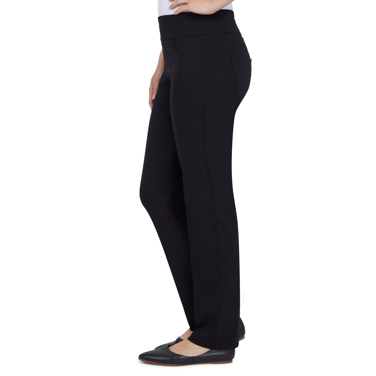 Ruby Rd. Women's Plus-Size Plus Pull-On Solar Millennium Super Stretch Pant,  Black, 16W : : Clothing, Shoes & Accessories