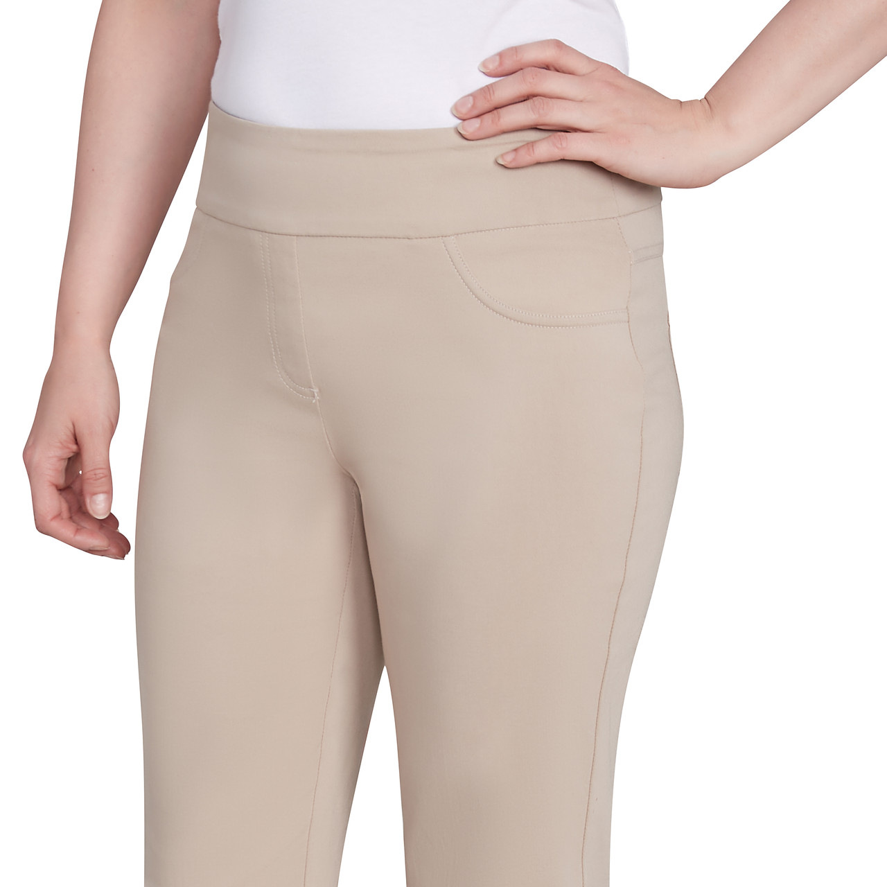 Petite Women's Pull On Medium Length Millennium Pant | Ruby Rd.