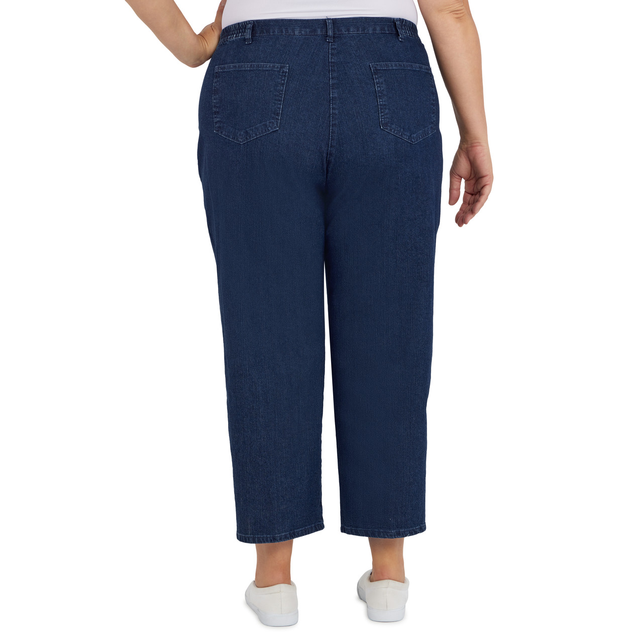 Plus Women's Short Length Easy Fit Jeans