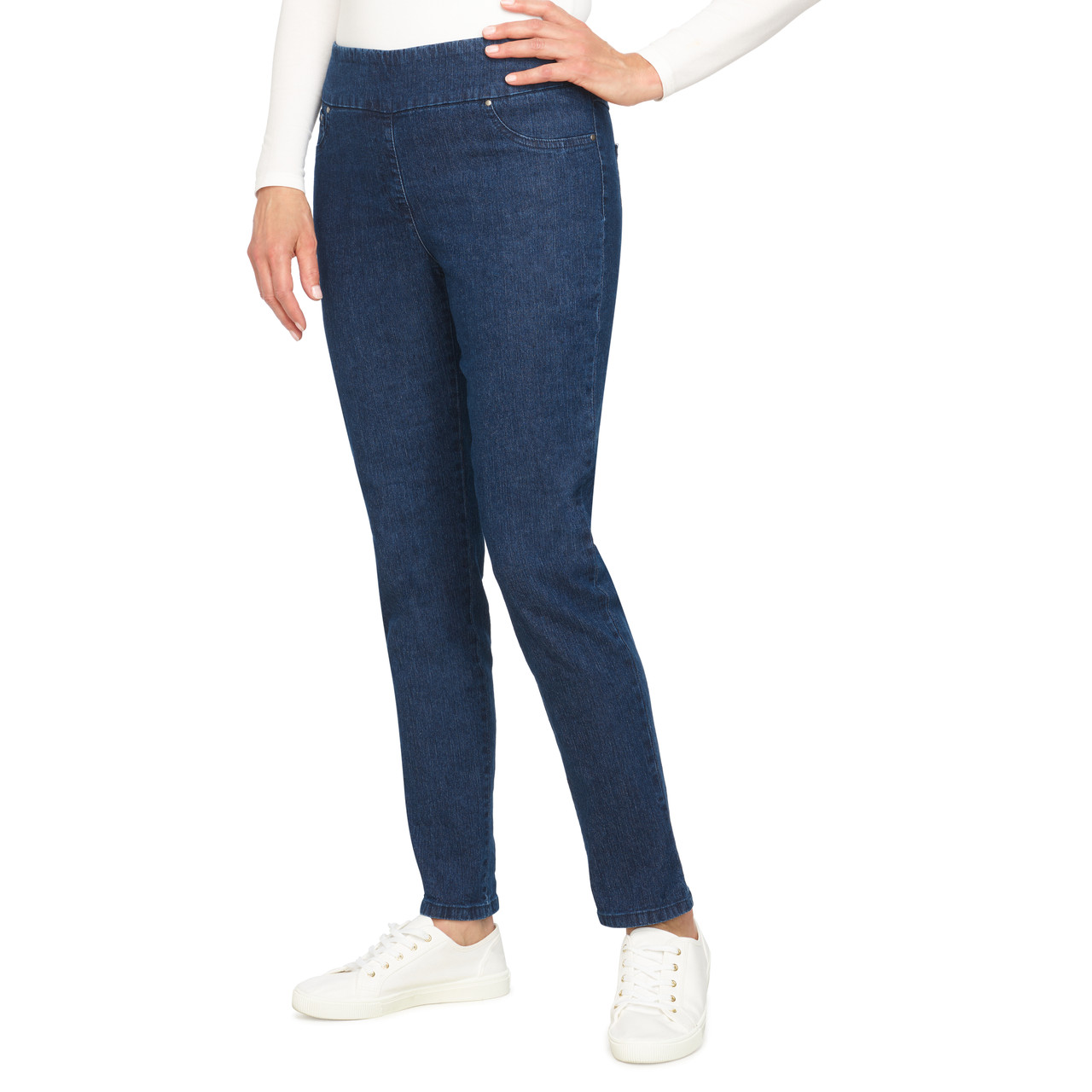 Women's Stretch Faux Pocket Jeans | Ruby Rd.