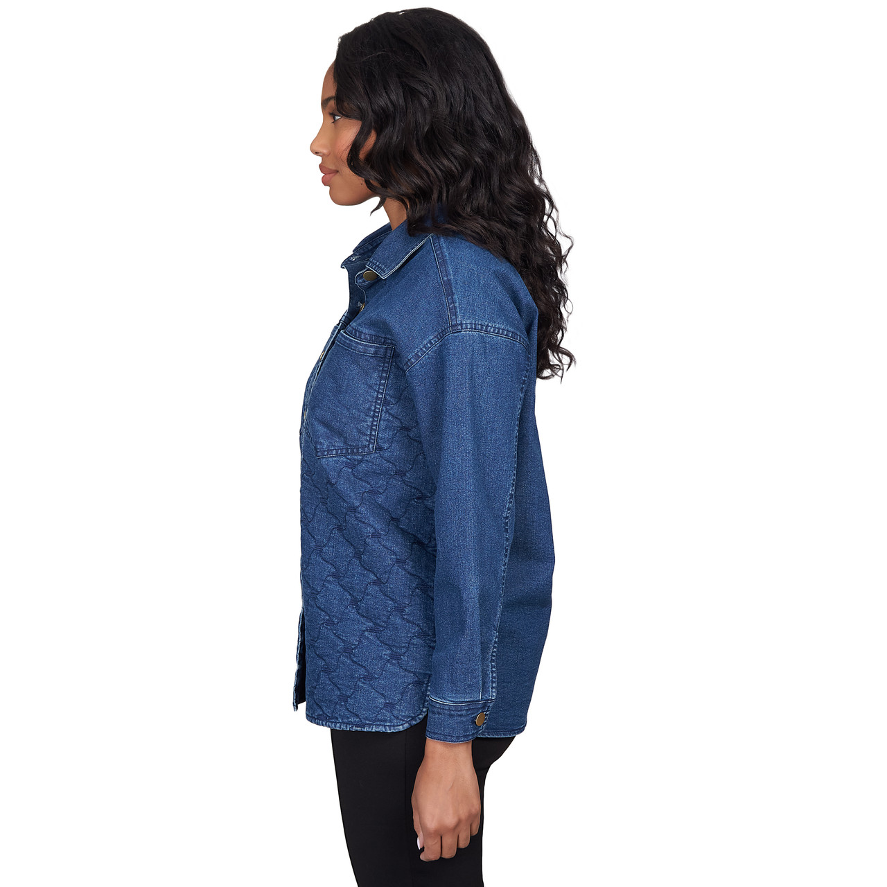 Petite Women's Quilted Wonder Denim Jacket | Ruby Rd.