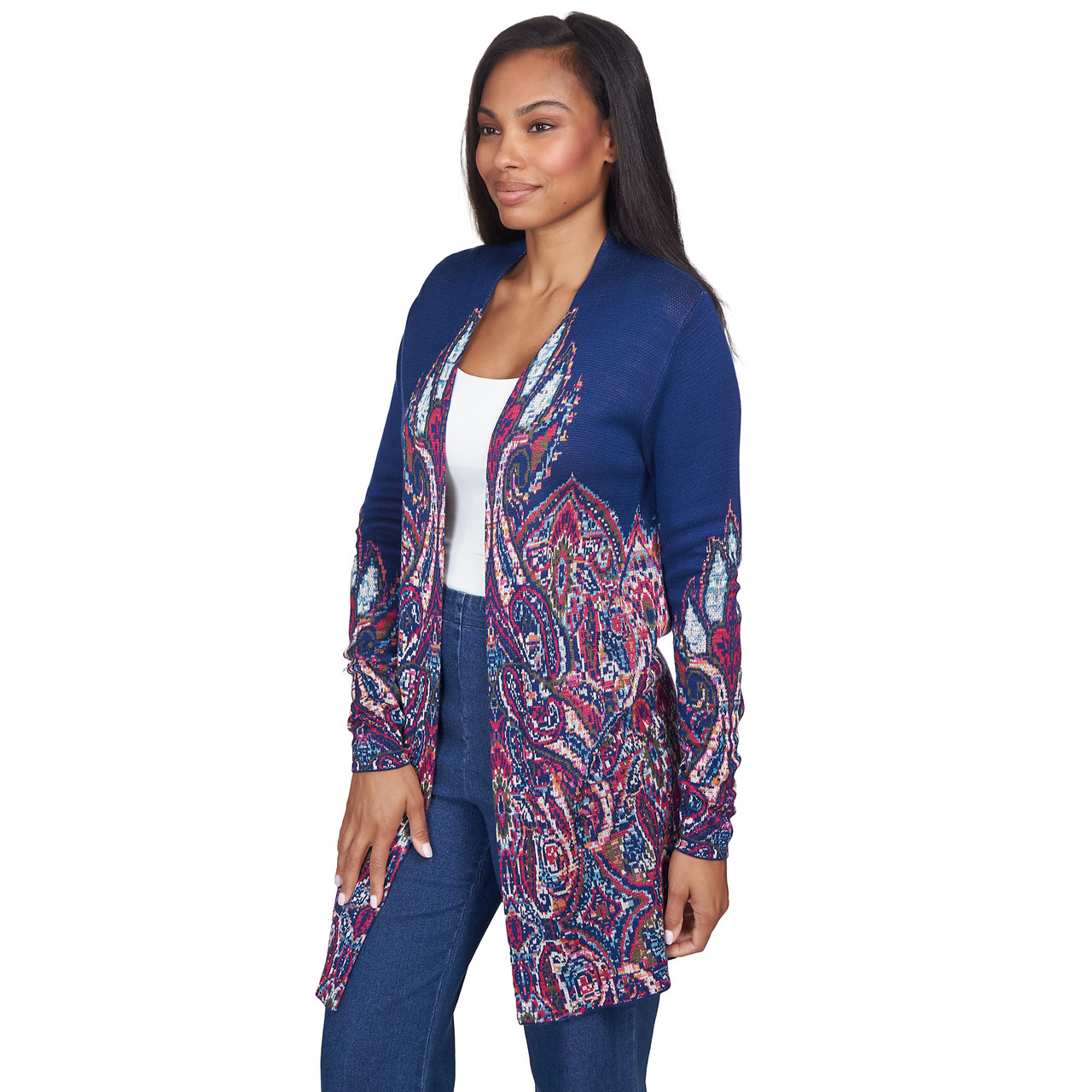 JNBY textured zip-front cardigan - Multicolour