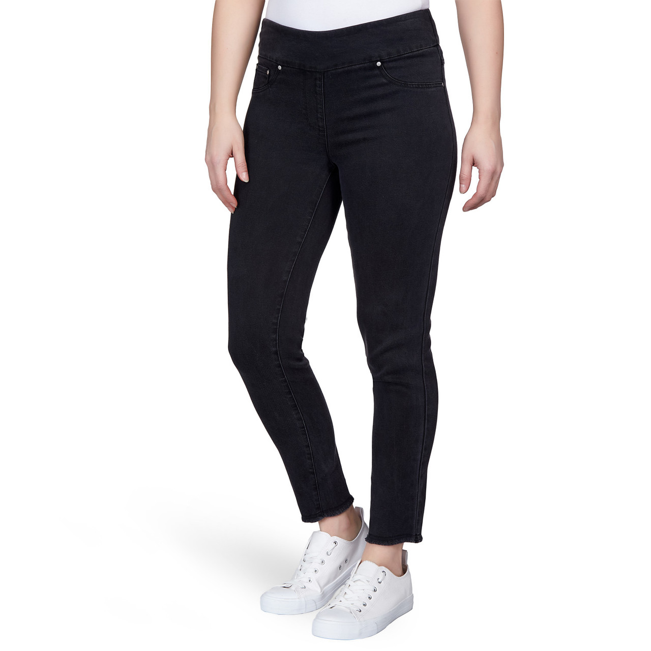 Radian - Women's Deep Pocket Straight Jeans - Black