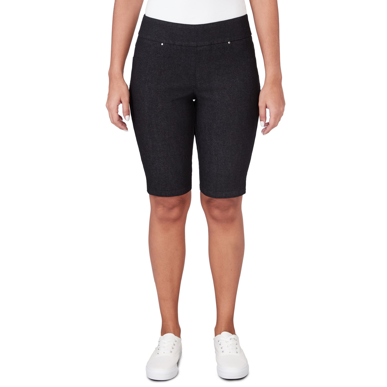 Pull on bermuda shorts shop for women