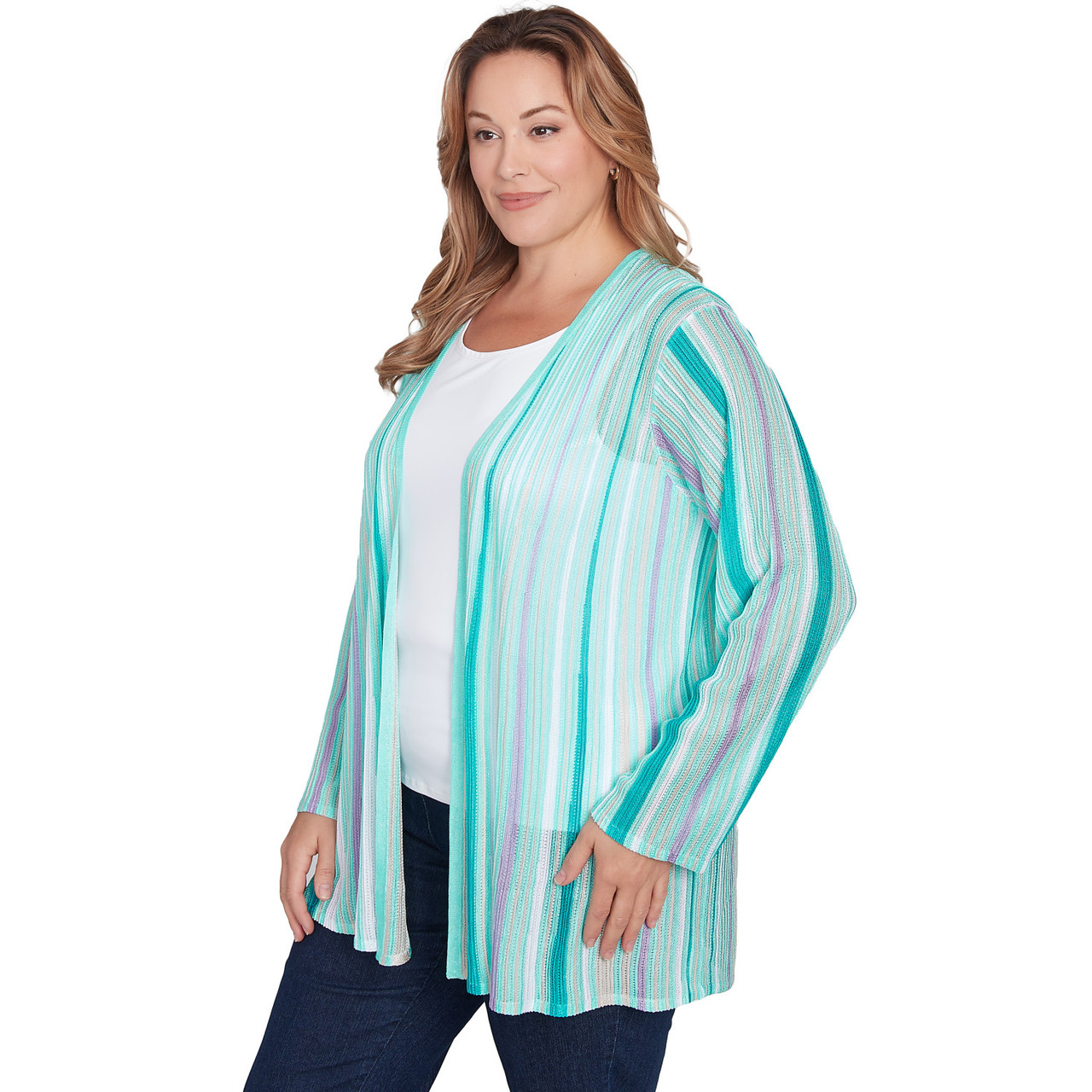 FLAGSTUFF STRIPE GRADIATION CARDIGAN 在原着 FLAGSTUFF STRIPE GRADIATION CARDIGAN 在原着 STRIPE CARDIGAN