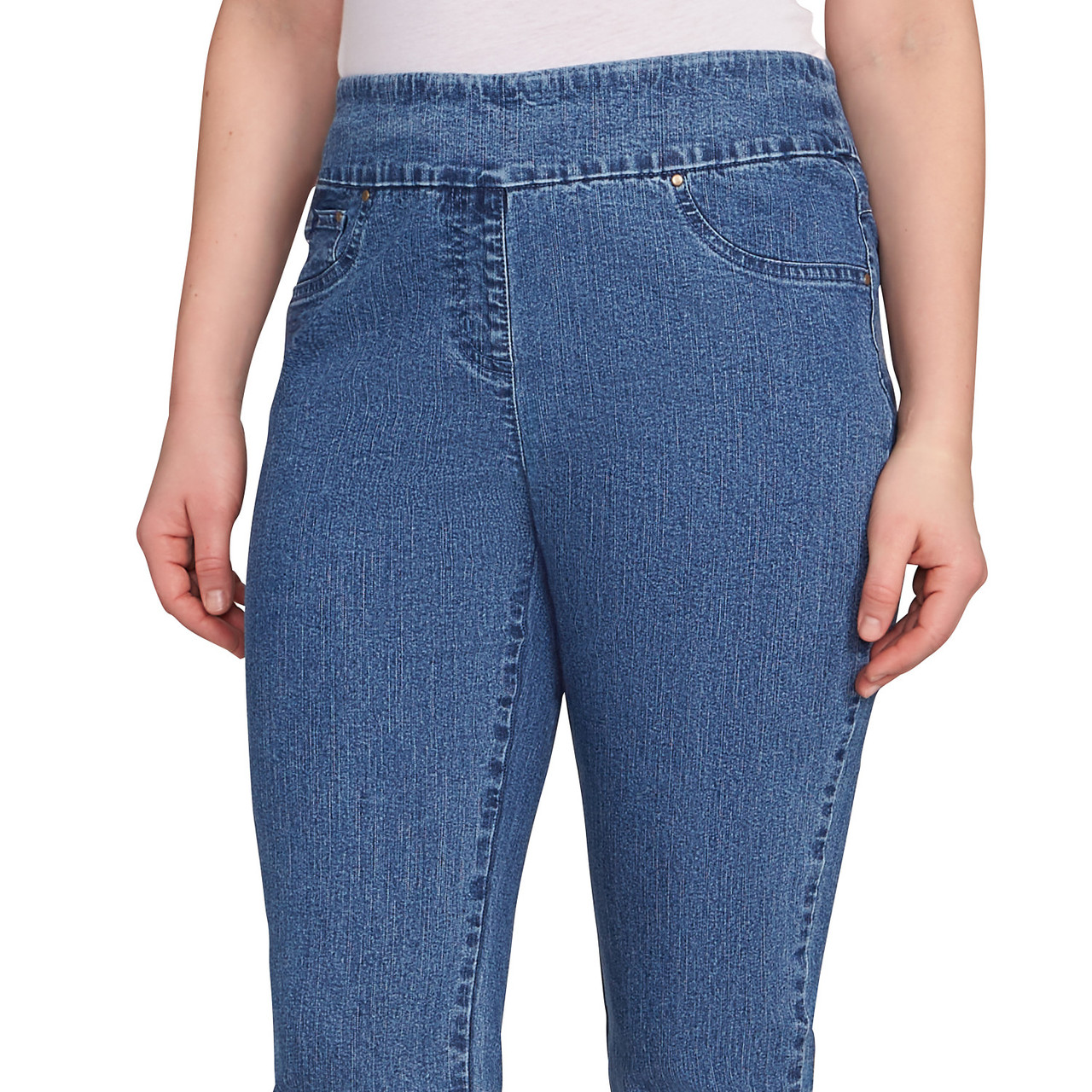 Women's Extra Stretch Denim Pull-On Jeans Ruby