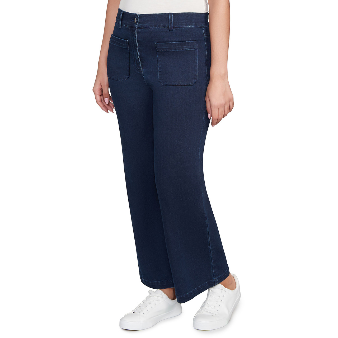 Women's Terry Denim Wide Leg Jeans | Ruby Rd.
