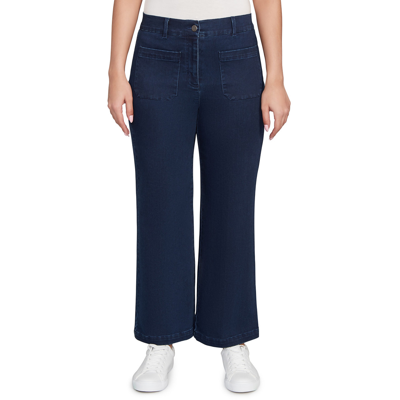 Women's Terry Denim Wide Leg Jeans | Ruby Rd.