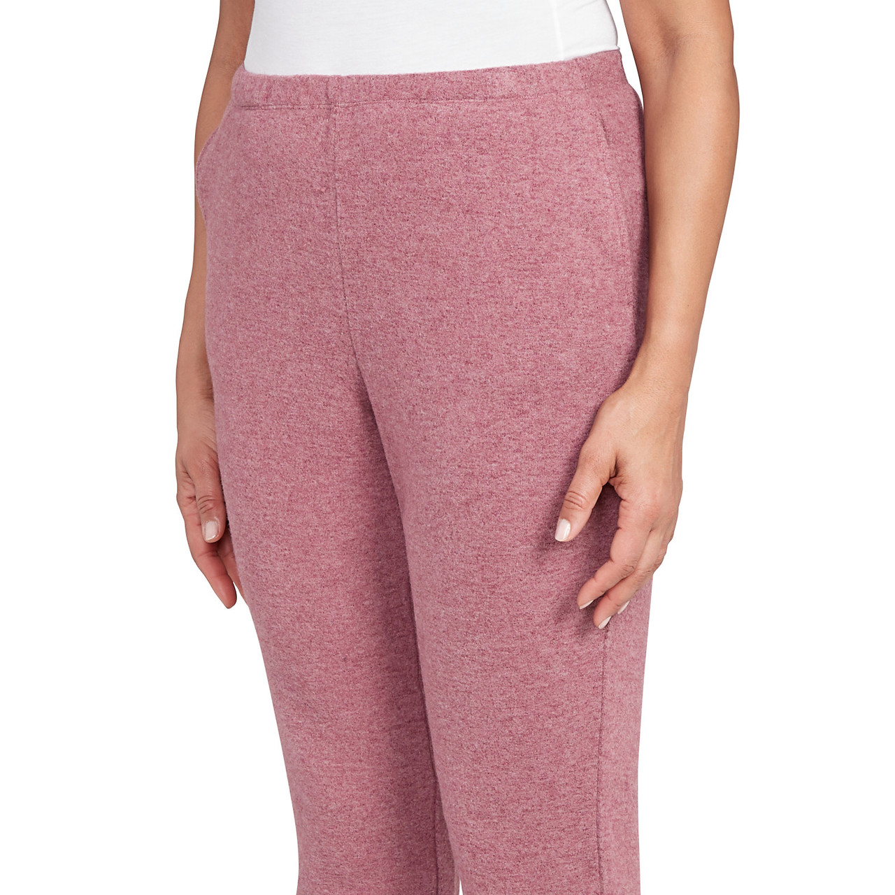 Women's Pull On Cozy Heather Knit Pant | Ruby Rd.