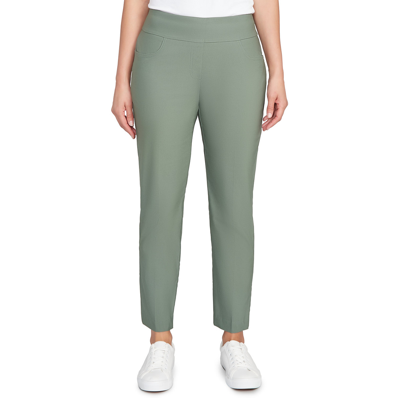Women's Comfort Silky Tech Ankle Pants | Ruby Rd.